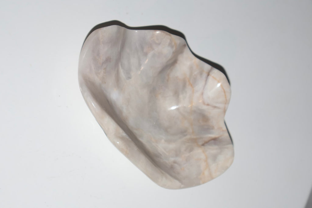 Marble Clam Trinket Shell