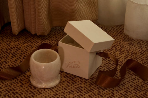 Luna Marble Candle Holder