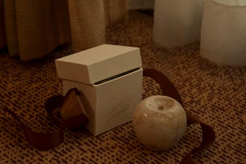 Lyra Marble Incense Holder