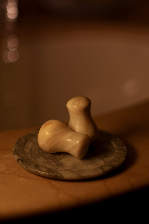 Anna Cristina Marble Mushroom Gua Sha
