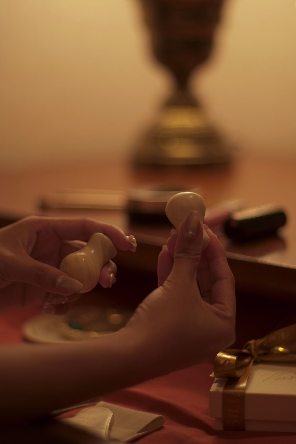 Anna Cristina Marble Mushroom Gua Sha